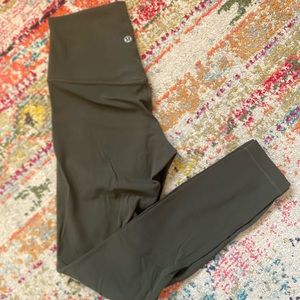 Dark Olive Lululemon Align 25” Leggings